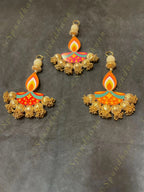 Diya & Golden Bead hanging