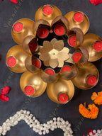 Large Lotus Multi Tea Light Holder