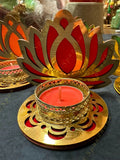 Standing Lotus Tea Light Holder