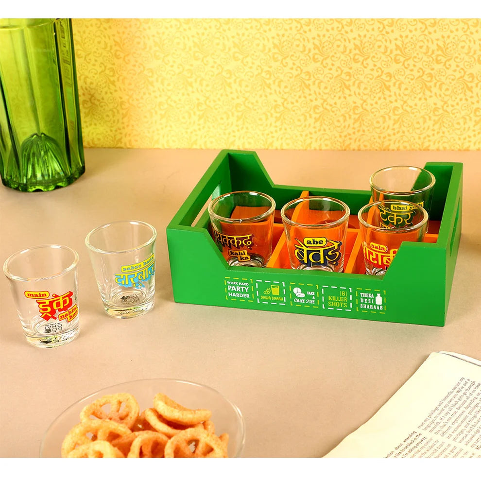 Killer Shot Glass Pack of 6