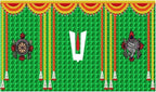 Cloth Floral Backdrops #4