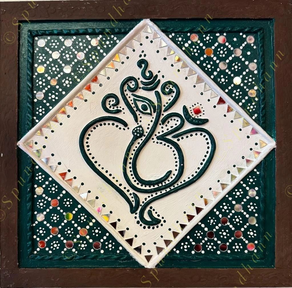 Ganesha Lippan Art