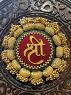 SHRI Solid Maroon Platter