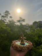 Classic Mini Platter : Pink Colloquial Dvine Pichwai + OG Infloresence Divine Pichwai