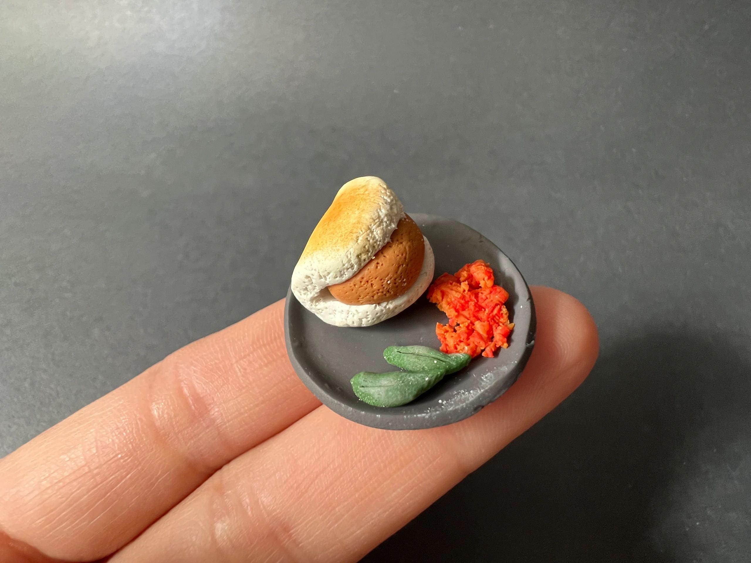 Vada Pav Miniature Magnet
