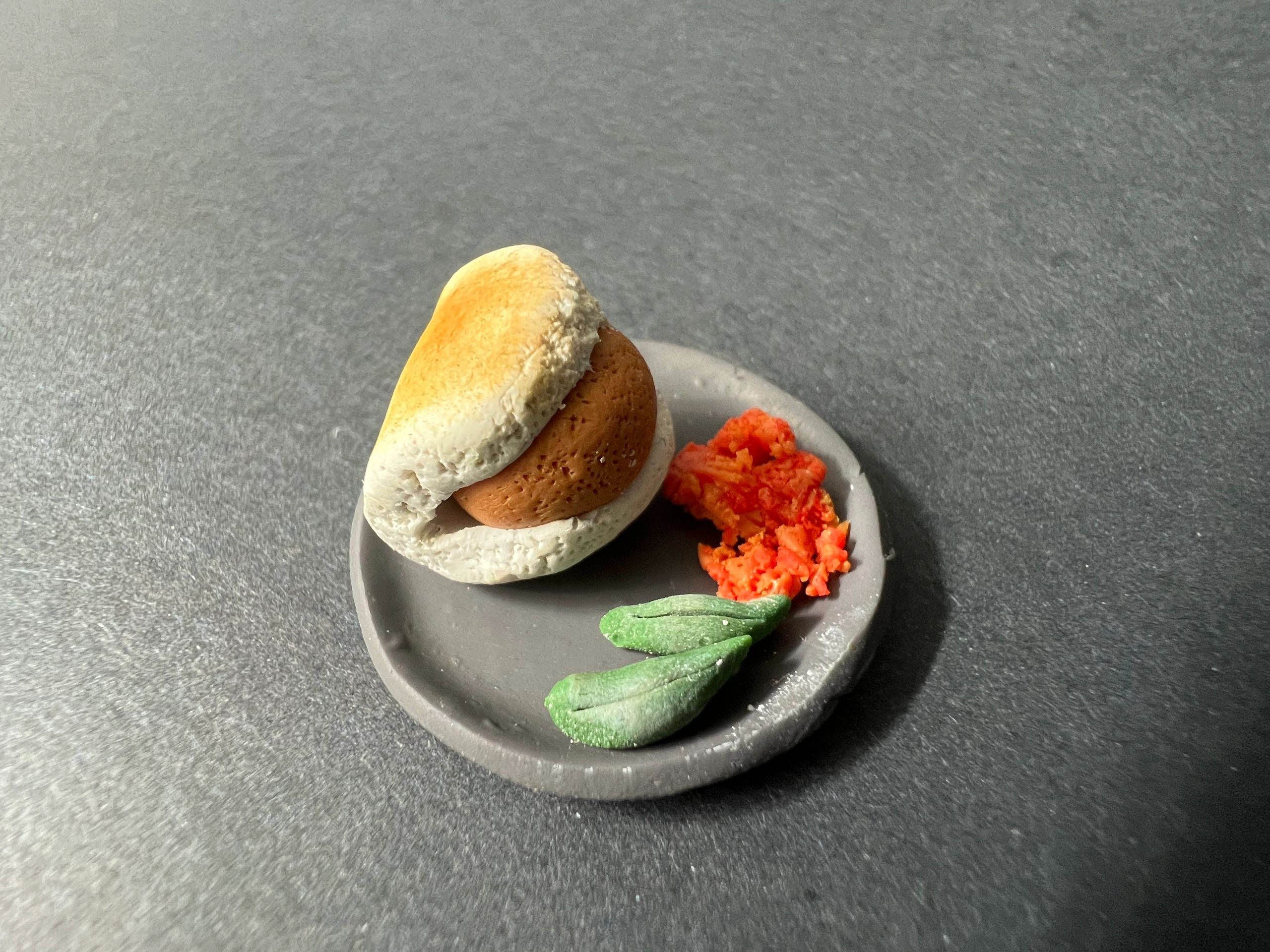 Vada Pav Miniature Magnet