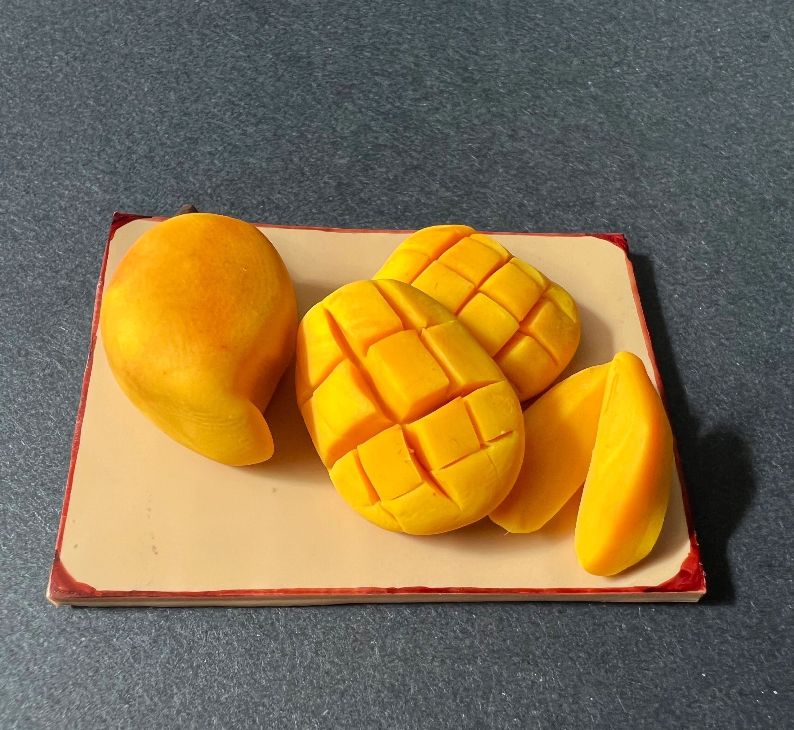 Cut Mango Miniature Magnet