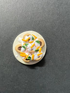 Dahi Sev Puri Miniature Magnet