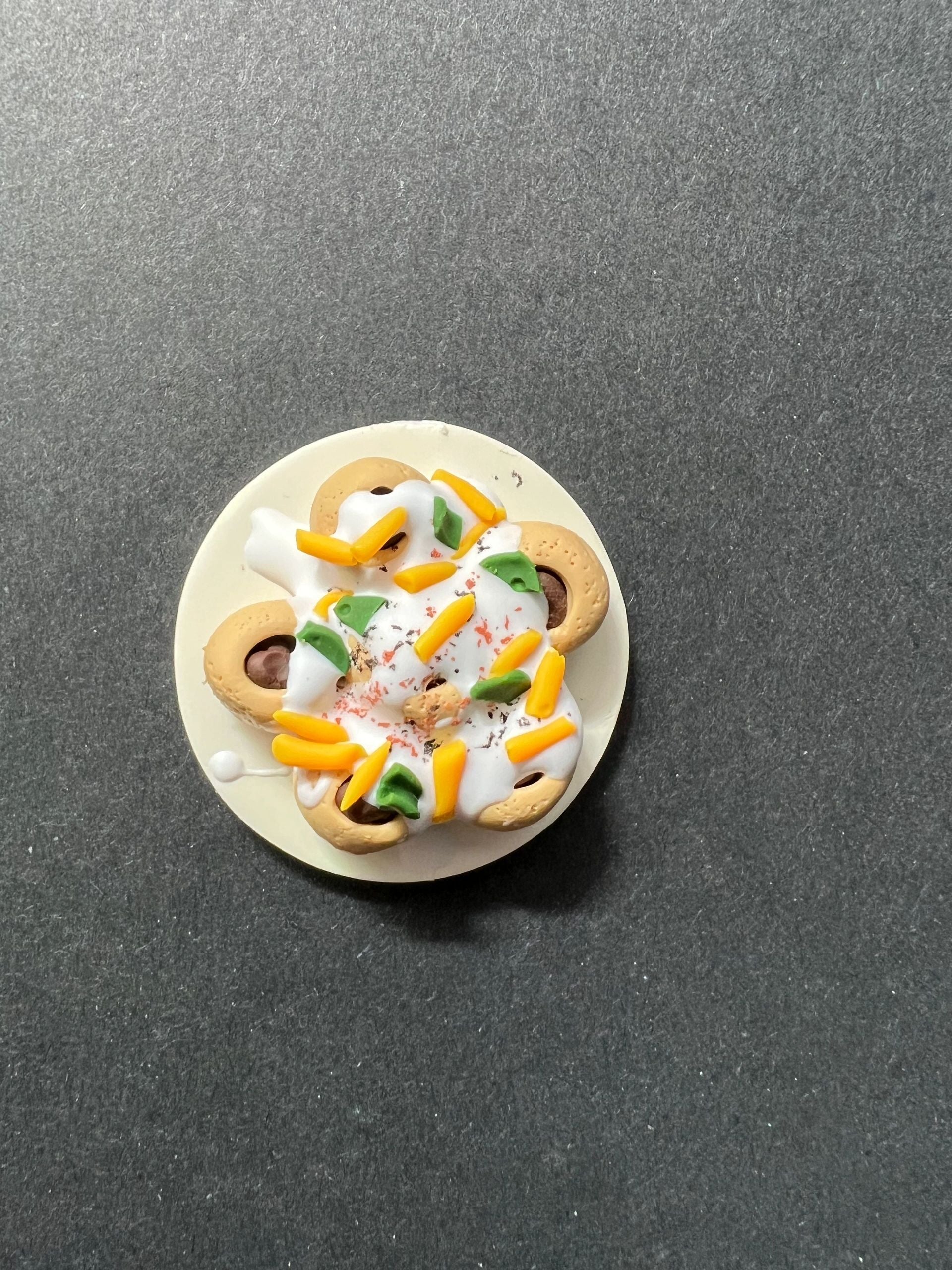 Dahi Sev Puri Miniature Magnet