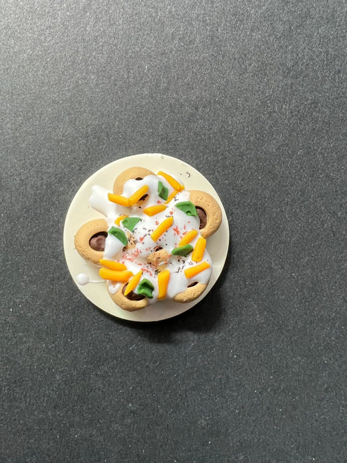 Dahi Sev Puri Miniature Magnet