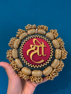 SHRI Solid Maroon Platter