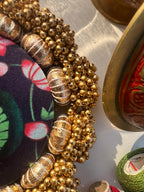 Classic Mini Platter : Pink Colloquial Dvine Pichwai + OG Infloresence Divine Pichwai