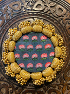 SHRI Solid Maroon Platter
