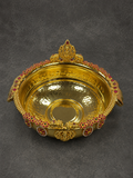 Gold Plated Lakshmi Urli Decorative Bowl