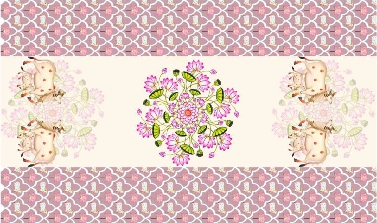 Cloth Floral Backdrops #4