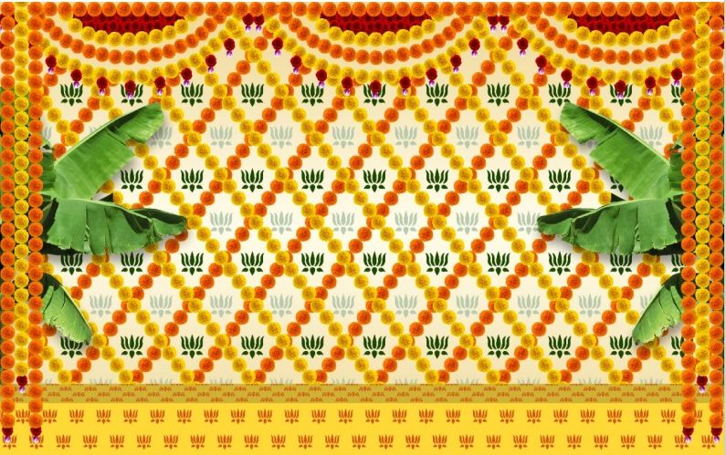 Cloth Floral Backdrops #2