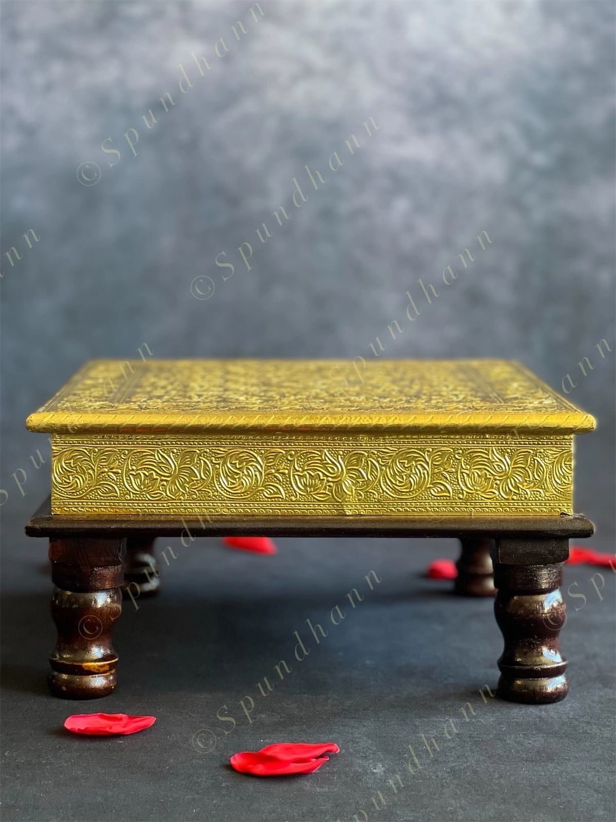 Square Wooden Chowki Stools
