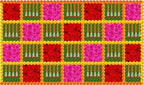 Cloth Floral Backdrops #3