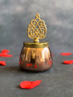 Small Canister with Decorative Taj Lid