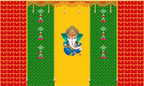 Cloth Ganesha Backdrops #2