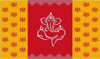 Cloth Ganesha Backdrops #2