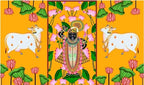 Cloth krishna Backdrops