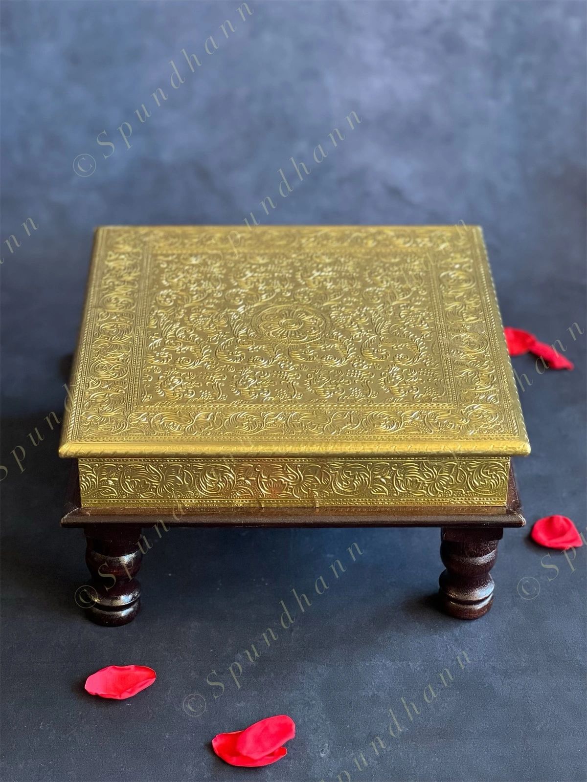 Square Wooden Chowki Stools