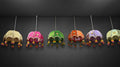 Decorative Brocade Umbrella Hangings in all colors