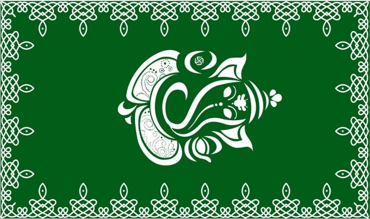 Cloth Ganesha Backdrops #3