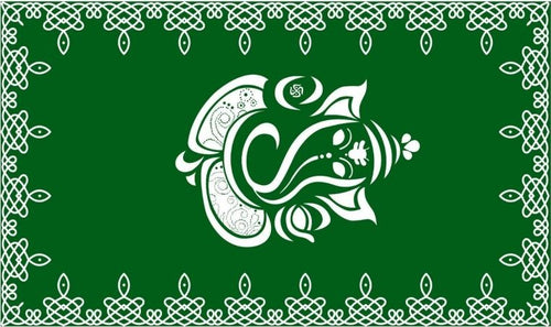 Cloth Ganesha Backdrops #3