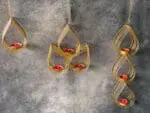 3-Drop Line Hanging Tea Light Holders - Image 3