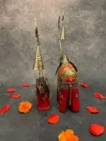 Elephant Figurine Pair - Image 2