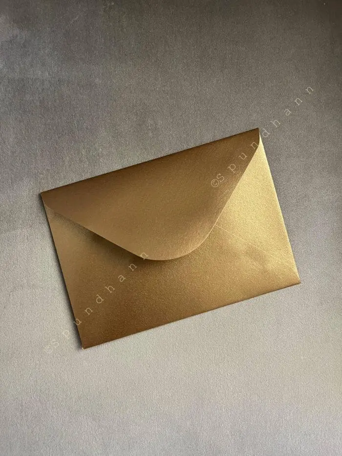 Gold envelope