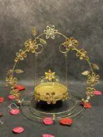 Studded Jhoola with leaf Round