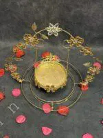 Studded Jhoola with leaf Round - Image 2