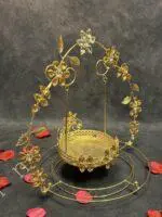 Studded Jhoola with leaf Round - Image 3