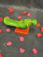 Handcrafted Wooden Parrot Figurine - Image 3