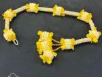 Mogra Pearl and colorful flower with Tassel - Image 2