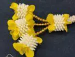 Mogra Pearl and colorful flower with Tassel - Image 7