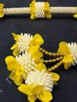 Mogra Pearl and colorful flower with Tassel - Image 5