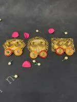 Golden Haldi Kumkum Decorative Holder - Image 6