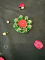 Mirror and Beaded Ball Tealight Holder - Image 10