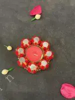 Mirror and Beaded Ball Tealight Holder - Image 11