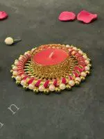Bangle Tealight Holder with Pearls - Image 7