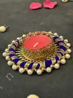 Bangle Tealight Holder with Pearls - Image 5