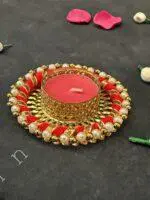 Bangle Tealight Holder with Pearls - Image 9