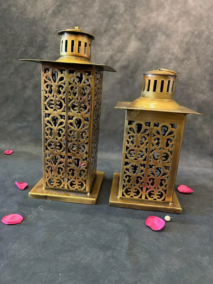 Square Designer Lantern - Image 1