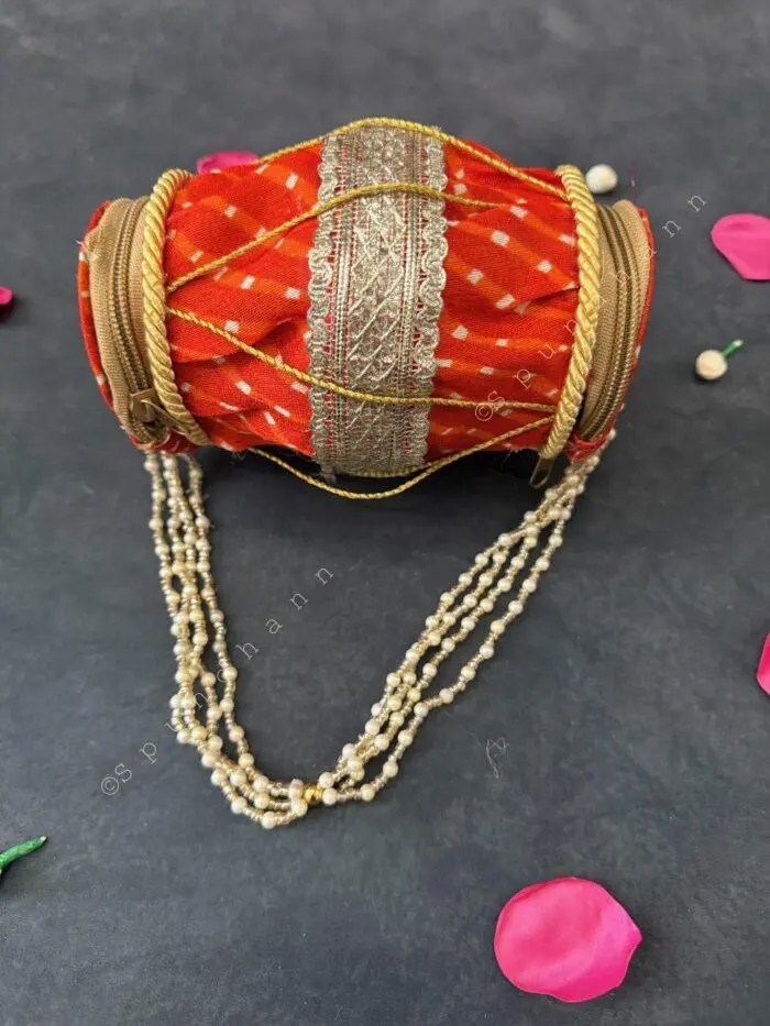 Decorative Dholki shape Purse - Image 6