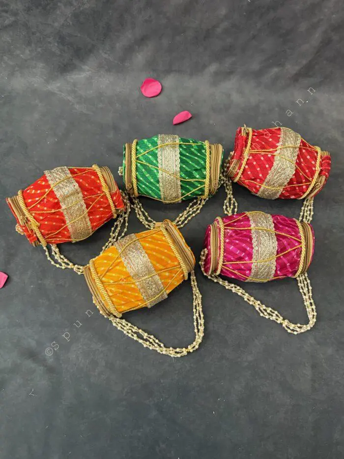 Decorative Dholki shape Purse - Image 1
