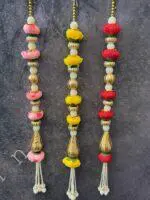 Rose Pearl and Gota Dangler with Tassel